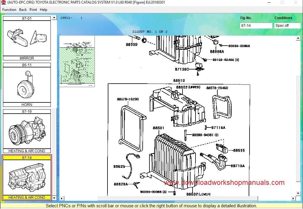 Toyota EPC Catalog